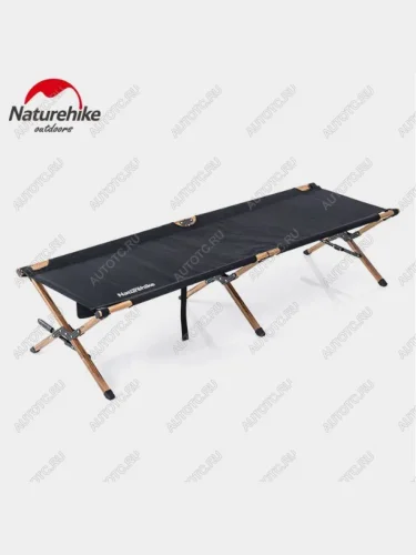 Раскладушка Naturehike XJC03, 196х64х43 см, до 150 кг, черная Naturehike nh19x003-c-bl