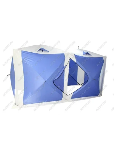 Палатка зимняя (200х400х215 см двойная TRAVELTOP (синяя с белым) KGM Tivoli (2023-2025)