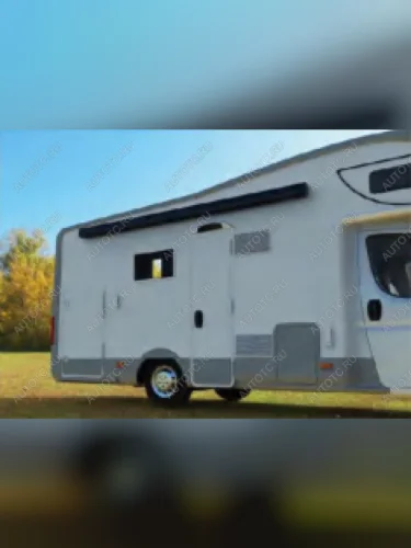 Маркиза автомобильная (4х2,5 м, кассетная с электроприводом, на борт) РИФ (корпус черный) 