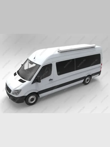 Маркиза автомобильная (3х2,5 м, кассетная с электроприводом, на крышу) РИФ (корпус белый) BAW Tonic 33463 (2010-2016)