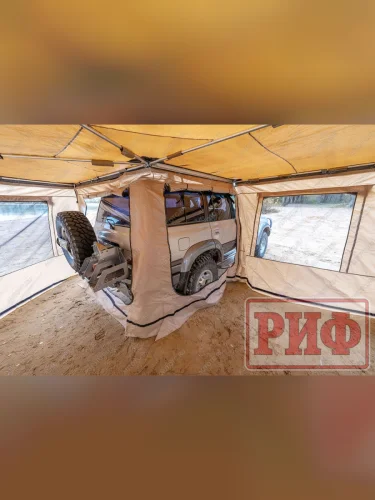 Стенки для комбинированной (прямоугольной с веерной частью) маркизы 2,5х3,0 м правые РИФ rifanf073030602