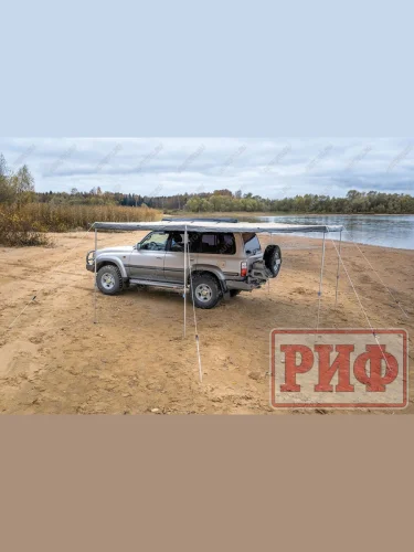 Маркиза автомобильная РИФ комбинированная (прямоугольная с веерной частью) 2,0х2,5 м (левая) РИФ rifavf0720250601