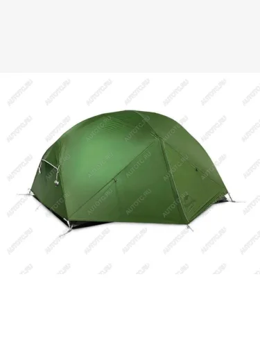 Палатка Naturehike Mongar 2-местная, алюминиевый каркас, зеленая Naturehike nh17t007-m-fgr