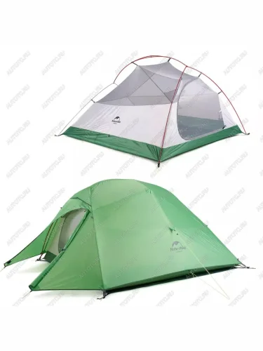 Палатка 3-местная, алюминиевый каркас, сверхлегкая Naturehike Cloud Up (зеленая) Seat Ibiza Mk2,6K хэтчбэк 3 дв. дорестайлинг (1993-1999)