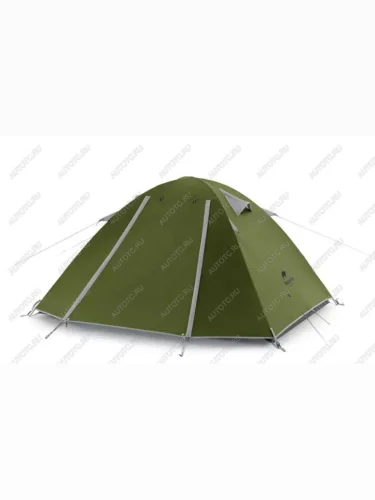 Палатка Naturehike P-Series 4-местная, алюминиевый каркас, зеленая Naturehike nh18z044-p-4dgr