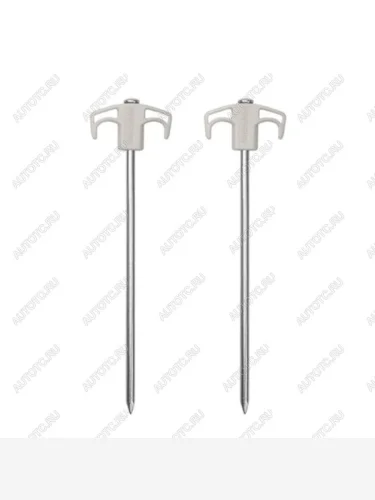 Колышки для палатки Naturehike оцинкованная сталь (2 шт.) 25 см, люминесцентные Naturehike nh21yw133-lm