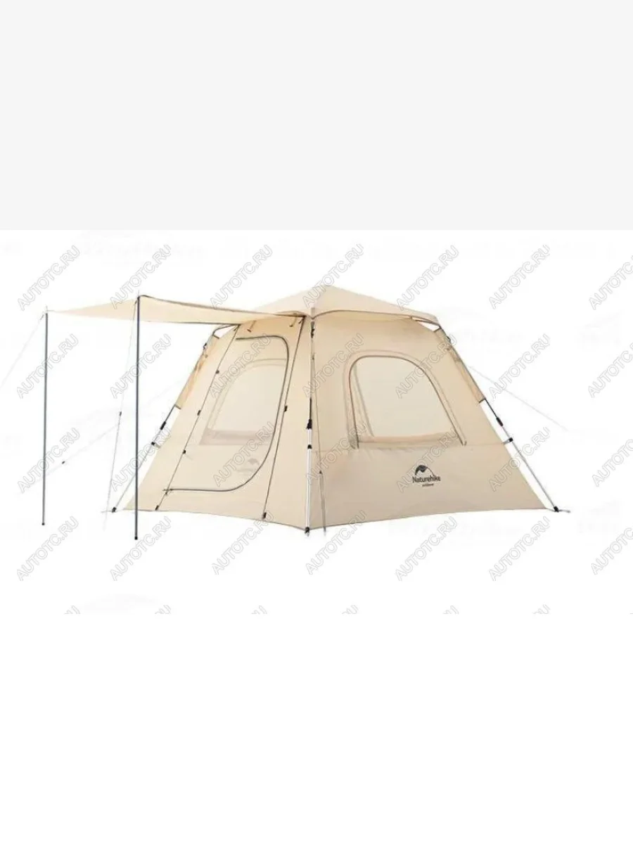 Палатка 3-хместная, быстросборная со стойками, снежная юбка Naturehike Ango Jetour T1 (2025) (бежевая)  в Керчи Республика Крым