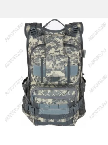 Рюкзак HELIOS КМФ цифра (серый), 20 л., многофункциональный HELIOS hs-118-g