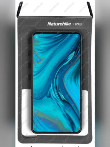 Гермочехол Naturehike плоский для телефона 11х20 см. (серый) Naturehike nh20sm003-g