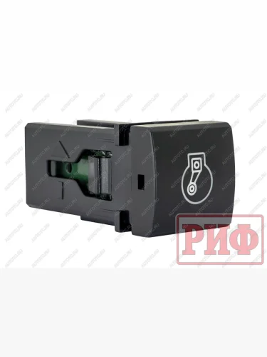 Кнопка ВКЛВЫКЛ, голубой, COMPRESSOR TOYOTA 22x22 РИФ rif22-1-7111404