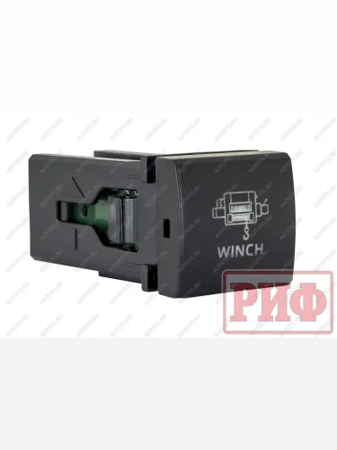 Кнопка ВКЛВЫКЛ, голубой, WINCH POWER TOYOTA 22x22 РИФ rif22-1-7111704