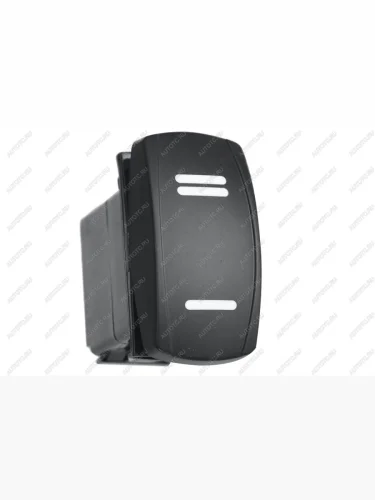 Переключатель ВКЛВЫКЛВКЛ, красный, ДВЕ ЛИНИИ РИФ rif22-1-2503900