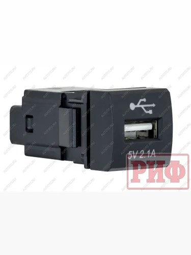 Розетка USB 2,1A для Toyota 22x22 РИФ rif22-4-1014300
