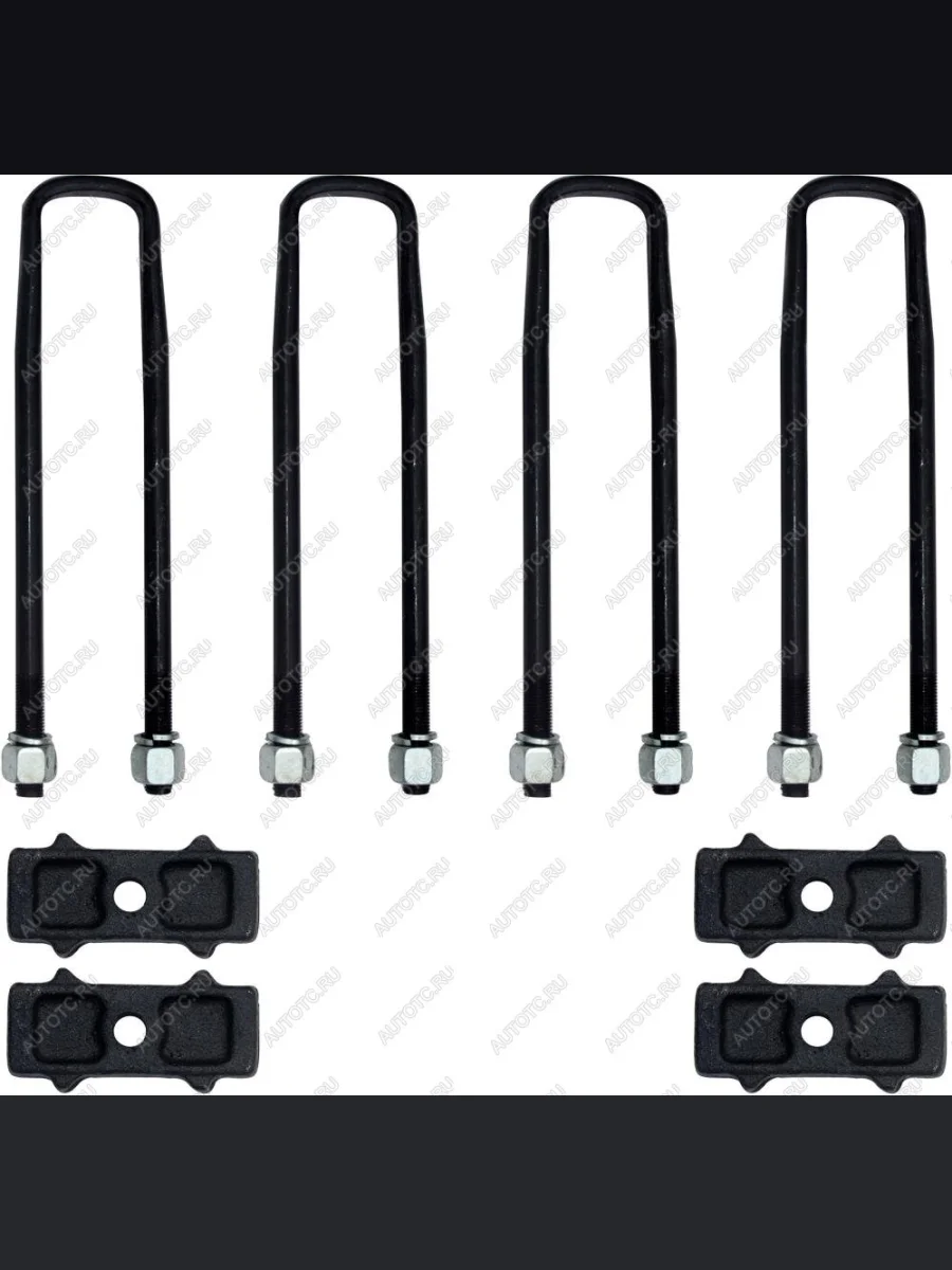 Лифт-комплект рессора-мост 40 мм УАЗ-452 Буханка (на 1 мост, для узких рессор)  лрм-452-40  в Воронеже Воронежской области