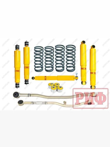 Лифт-комплект РИФ Nissan Patrol Y61 2000+ лифт 50 мм жёсткий (левый руль)  rif-y61-c-l