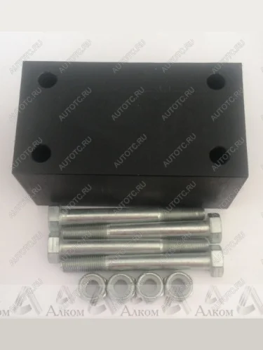 Проставка рессора-рама под серьгу УАЗ 40 мм капролон (с крепежом)  879