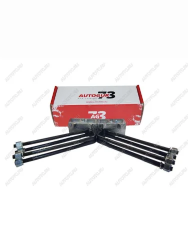 Лифт-комплект рессора-мост 60 мм УАЗ-452 Буханка (на 1 мост) алюминий  лрм-452-60 ал