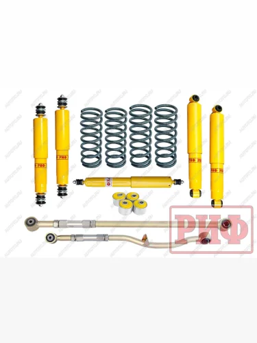 Лифт-комплект РИФ Nissan Patrol Y60 и Y61 до 2000 года лифт 50 мм (левый руль) жесткий  rif-y60-c-l