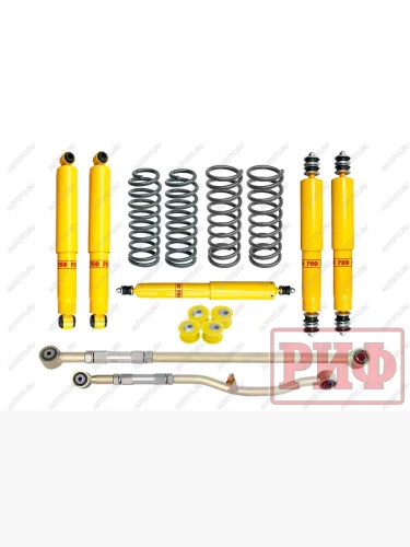 Лифт-комплект РИФ Nissan Patrol Y60 и Y61 до 2000 года лифт 100 мм (левый руль)  rif-y60-4-l