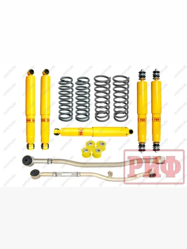 Лифт-комплект РИФ Nissan Patrol Y61 2000+ лифт 100 мм (левый руль)  rif-y61-4-l