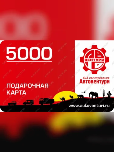 Карта подарочная 5000  gc5000