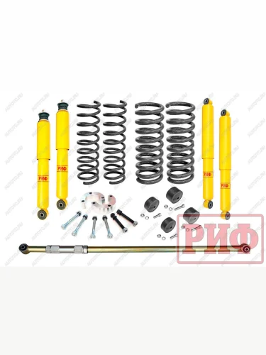 Лифт-комплект РИФ R-AIR ВАЗ Нива 21214М лифт 50 мм +0-50 кг  rif-nvam-a