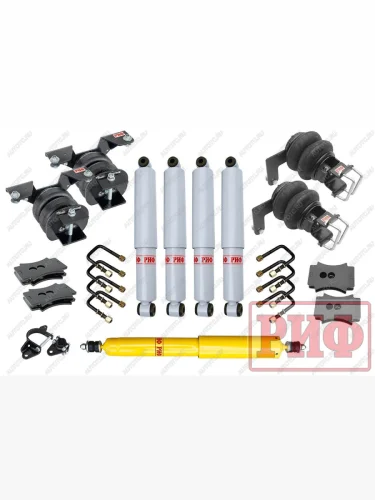 Лифт-комплект газовый с пневмоподвеской РИФ для ГАЗ Соболь до 2018 30 мм  rif-gaz-p-g