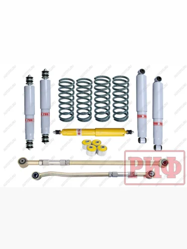 Лифт-комплект РИФ Nissan Safari (Patrol) Y60 и Y61 до 2000 года средний лифт 50 мм (правый руль)  rif-y60-b-r-g