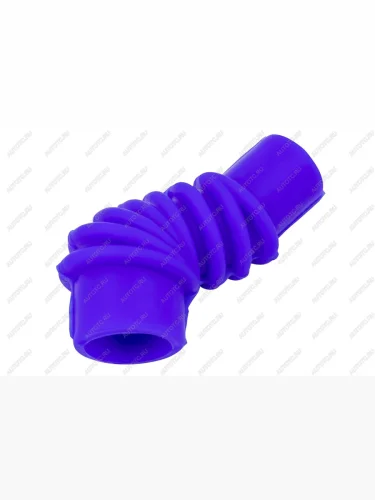 Патрубок подачи воздуха от РХХ , дв.ЗМЗ-406, (гофра) силикон армированный  4062-1147102-10