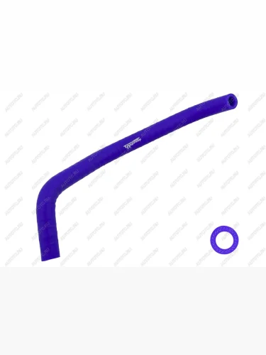 Патрубок регулятора холостого хода ЗМЗ-409 (трубка вентиляции картера) силикон  4062-1014190-10