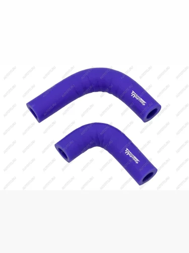 Патрубки печки ВАЗ 2121 Нива (к-т 2 шт) силикон армированный  2121-810120004