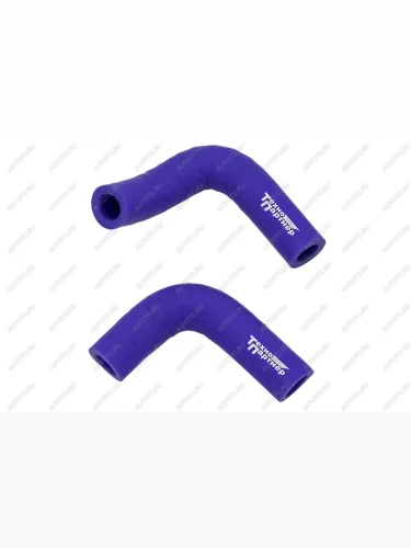 Патрубки печки ВАЗ 21214 Нива (к-т 2 шт) силикон армированный  21214-810120004