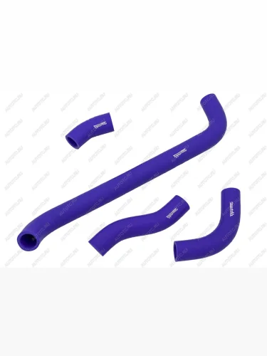 Патрубки радиатора ВАЗ 21213 Нива (инжектор) силикон армир. (к-т 4шт)  21213-1303000