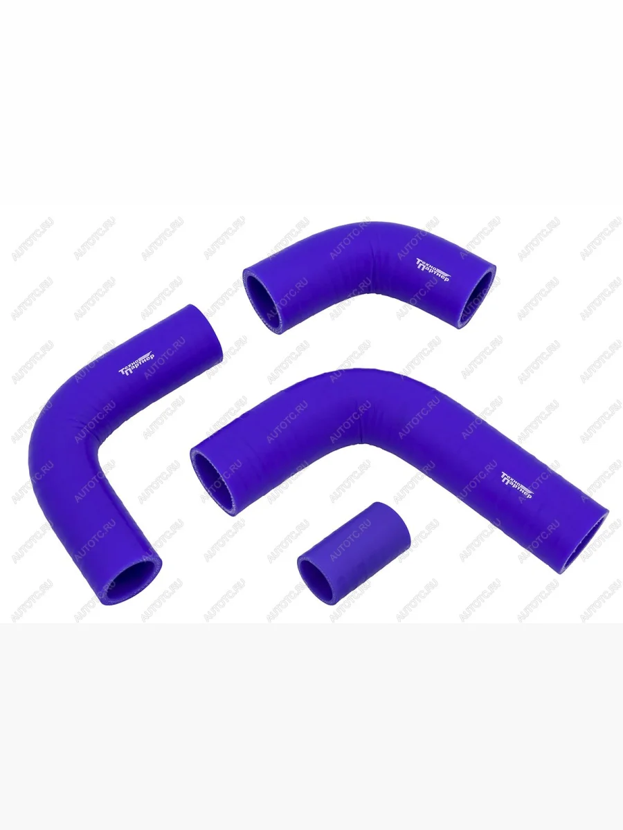 Патрубки радиатора УАЗ Хантер, дв.ЗМЗ-421, инжектор (5 шт) силикон армированный  19168  в Воронеже Воронежской области