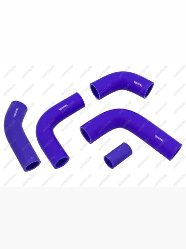 Патрубки радиатора УАЗ Хантер, дв.УМЗ-4213,4216 (4 шт) силикон армированный  19734