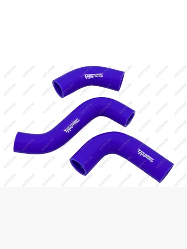 Патрубки радиатора УАЗ-3163 Патриот дв.ЗМЗ-409, Евро-4 (3 шт) силикон армированные  3163-1303250