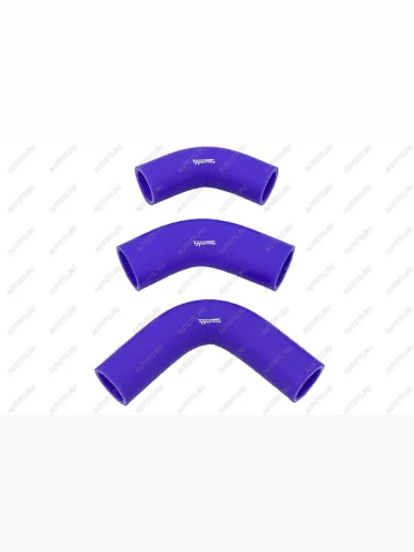 Патрубки радиатора УАЗ-469452 Буханка дв.417 (90л.с.) силикон.армир.(3 шт)  у3160-452469-90