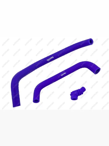 Патрубки регулятора холостого хода дв.ЗМЗ-409 (3 шт) силикон армированный  рхх-409