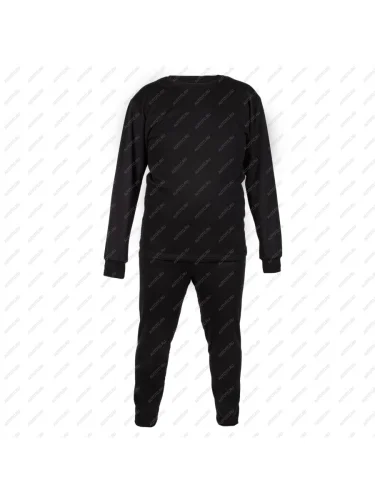 Термобелье "CИБИРСКИЙ СЛЕДОПЫТ", с начесом, хб 100%, комплект, до -15С, цв. черный, р.54  tuk-04