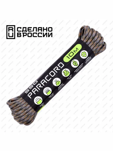 Паракорд 550 CORD nylon 10м (universal camo)  550.n10.un.cmf