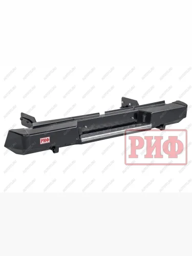 Бампер силовой задний РИФ (черный) Mitsubishi L200  5 KK,KL (2018-2022) рестайлинг