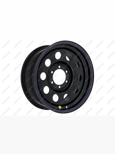 Диск усиленный стальной (6x139,7 8xR17 d110 ET+15) Off-Road Wheels (черный) Mitsubishi L200  3 K6T-K7T (1996-2005), Mitsubishi Pajero Sport  PA (1996-2004), Toyota Land Cruiser  80 (1989-1997)