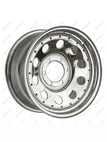 Диск усиленный стальной хромированный 6x139,7 8xR16 d110 ET+30 (уценка)  1680-63910ch+30_u