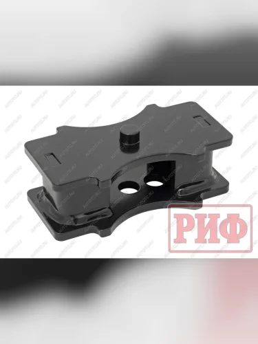 Проставка РИФ рессора-мост H=60 мм (отв.14,5 мм, ось 13 мм)  prm-d13-60