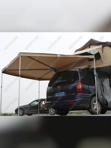 Маркиза автомобильная РИФ веерная 2,5х2,5 м (левая)  rifawf062525601j