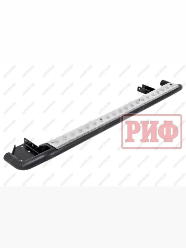 Пороги силовые РИФ (серые) Лада ВАЗ Нива Трэвел (212300-80) (2021-2025)