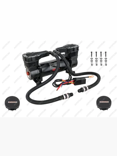 Компрессор автомобильный стационарный 12V YURUI 119 лмин 20 атм  yf6456r-5-bl