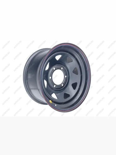 Диск усиленный стальной черный 6x139,7 8xR16 d110 ET-10 (треугольник мелкий) (уценка)  1680-63910bl-10a17x_u