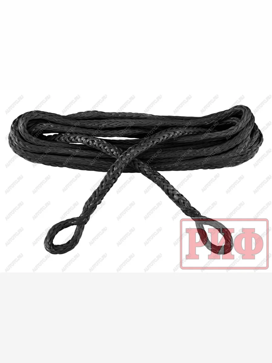 Удлинитель троса лебёдки РИФ 11 мм20 м черный (синтетический)  ropeext11-20bl  в Самаре Самарской области