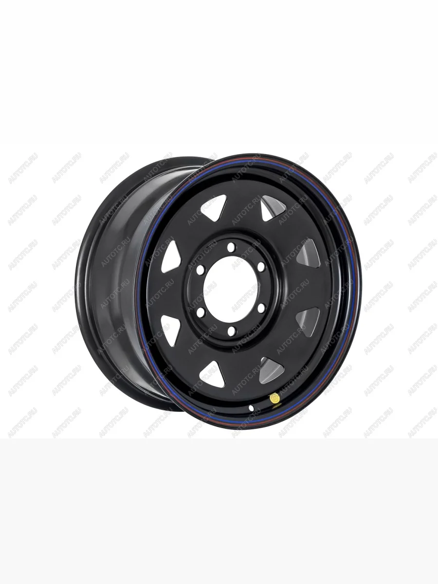 Диск усиленный стальной (6x139,7 8xR17 d110 ET+25) (треугольник мелкий) Off-Road Wheels  Mitsubishi L200 (1996-2005), Tank 300 (2020-2025), Tank 500 (2021-2025), Toyota Land Cruiser (1989-1997) (черный)  в Воронеже Воронежской области